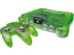 Nintendo 64 (N64) Console Jungle Green (1 Jungle Green Controller w/Replacement Joystick, Expansion Pak, AV & Power Cable)